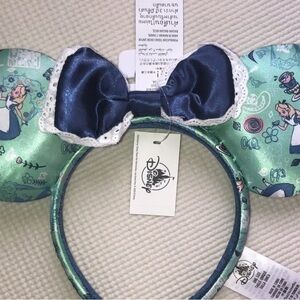 Alice in Wonderland Disney Ears with Satin Bow